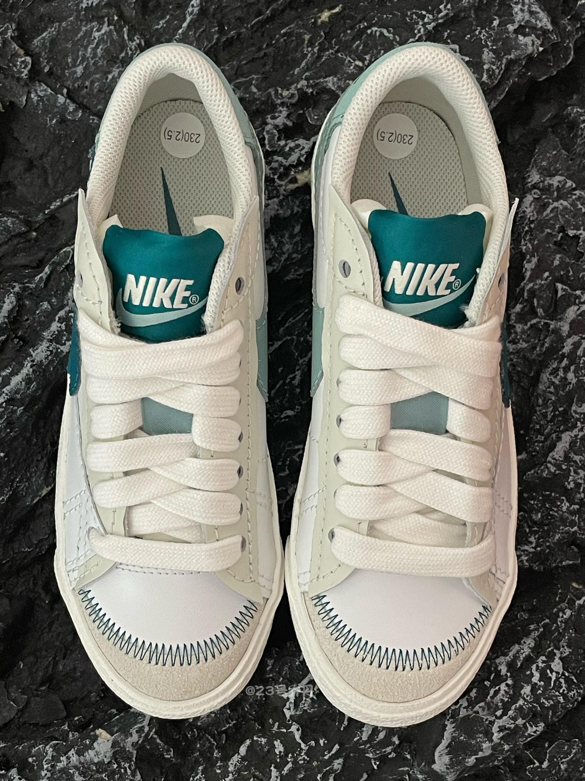 🔥4⃣️0⃣️0⃣️➕的清爽『白绿』板鞋👟也太适合夏天了吧‼️